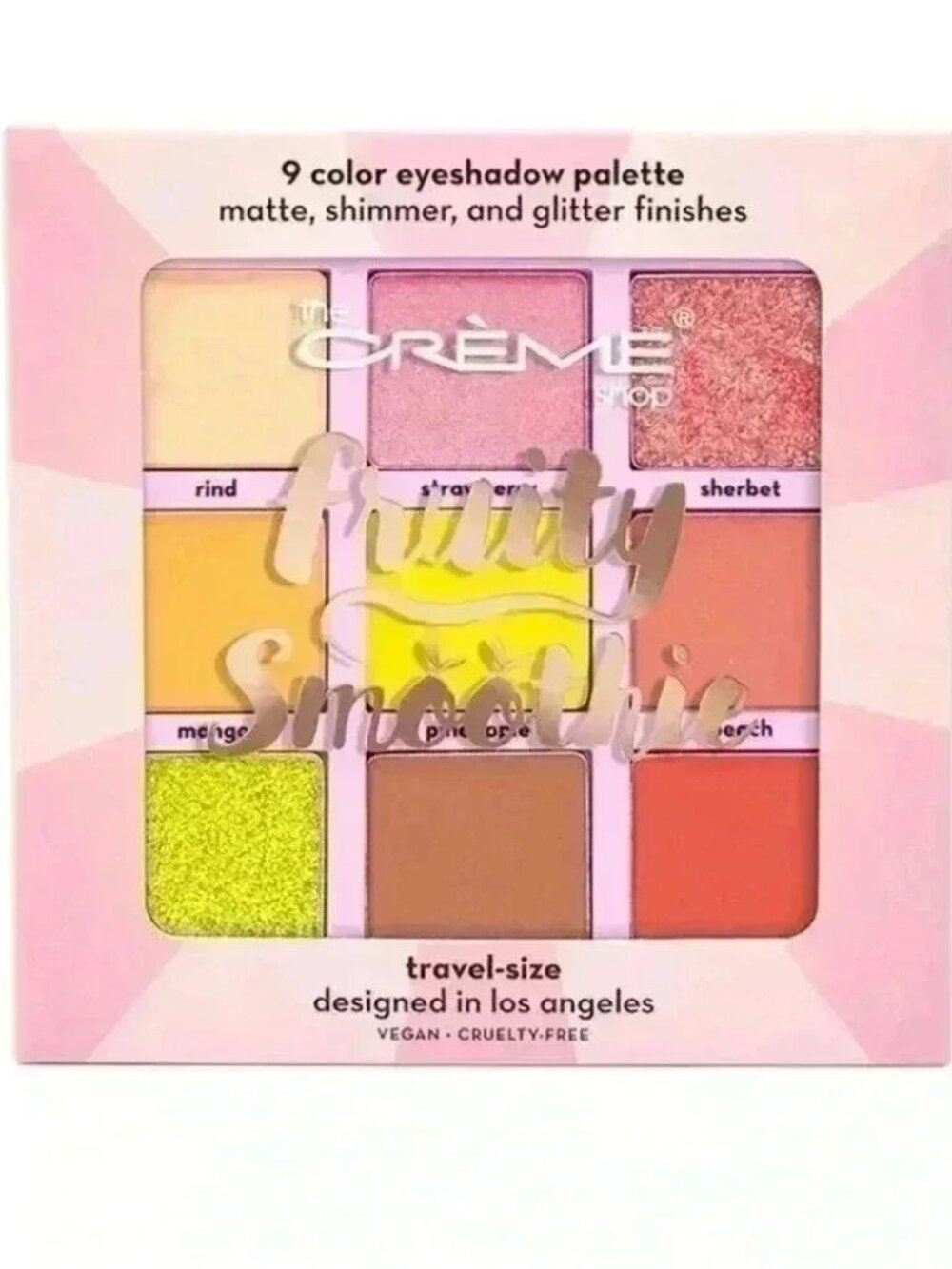 The Crème Shop Fruity Smoothie Eyeshadow Palette.